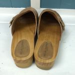 Kelsi Dagger  Brooklyn Curve tan wooden Clogs Women’s size‎ 11 Photo 2