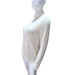Madewell Ribbed Turtleneck Long Sleeve Top Cream XL Photo 1