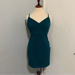 Lulus Dear Desires Teal Blue Bodycon V Photo 4