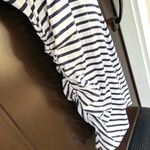 Sundry EUC  Striped Nautical Ruched Tee Dress Blue White Size Small Photo 5