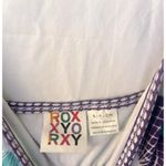 Roxy VTG Y2K Floral Sundress Tropical Empire Waist Mini Dress S Beach Vacation Photo 5