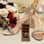 Badgley Mischka Jewel Champagne Heels 6.5 Photo 0