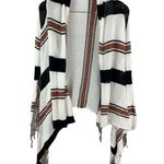 Amuse Society  Fringe Open Front Waterfall Cardigan XS NWT Photo 0