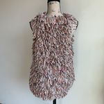 Anthropologie  Hand Knit By Dollie Loop Fringe Vest Photo 5