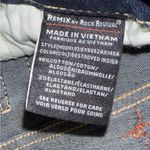 Rock Revival  Dark Blue distressed ankle Skinny Jeans denim Photo 6