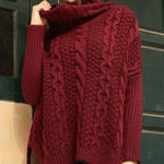 ✨Burgundy Knit Off The Shoulder High Low Sweater✨ Red Size undefined Photo 0