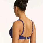 Nwt Sea level swim storm blue bikini top US size 12 Photo 1