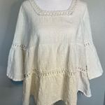 Oddi Chic White Women's Blouse with Textured Design Photo 0