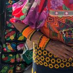 Yellow and Black Beaded Bracelet Bundle Handmade in Panama Photo 4