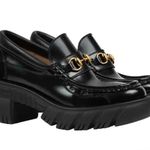 Gucci Horsebit Lug Sole Loafer Moccasin Leather Magnum Calf size 40.5 Photo 0