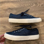 Superga  athletic shoes.  Size: 8 (women’s).  Denim look. Photo 1