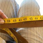 Y2K Great American Pewter Virgin Mary Buckle & white crackle leather Belt Silver Photo 8