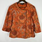 Collection Harve Benard Tapestry Jacket 10 Orange Floral Boho Vintage Maximalist Photo 0
