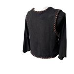 Liz Claiborne LizSport Vintage 90’s Cotton Western Style Vest, Sz S Photo 6