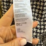 Maeve ANTHROPOLOGIE Margaret Black/White Houndstooth Tunic Dress XS Photo 9