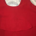 Paper Crane Red Cropped Tank Top Crop Top, Small Photo 6
