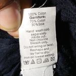 J.Crew Lace Front Navy Blue Lightweight Sweatshirt Size S Photo 4