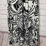 Three Dots Women’s White & Black Floral Knit Dress Size XS Photo 3