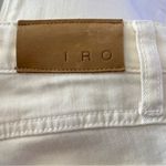 IRO Jarod skinny straight leg ivory jeans, size 26 Photo 4