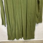 J.Crew ‎ Olive Green Long Sleeve Crewneck Dress with Pockets Size M Photo 2