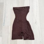 Naked Wardrobe NWOT  Strapless‎ Cutout Romper Brown Size Small Photo 1