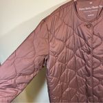 Tentree  Women’s Brown Puffer Jacket XL Button Front Photo 2