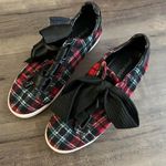 Jeffrey Campbell JEFFERY CAMPBELL PLAID RED SNEAKERS WITH BOW LACE UP Photo 0