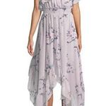 Misa  Alexandra Floral Print Asymmetric One Shoulder Midi Dress Size S Photo 0