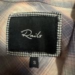 Rails  Cotton Button Down Plaid Western Long Sleeve Shirt Small Purple Photo 3