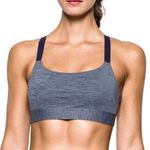 Under Armour  Women’s‎ S Gray/Blk Pattern Eclipse StudioLux Mid-Impact Sports Bra Photo 0