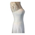 Victoria's Secret Victoria’s Secret Long White Strapless tube dress built in bra 34 D size medium Photo 2