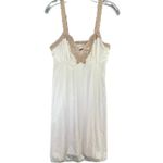 Vanity Fair Vintage Slip Dress Womens S Ivory Lace Trim Coquette Fairy Feminine Photo 5