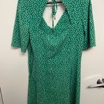 Sugar Lips Mint Julep Polka Dot Tie Front Mini Dress Photo 4