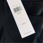 Calvin Klein Calvin Clein High Rise Slouchy Straight Faux Lether Jean Photo 4