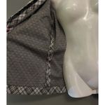 Vintage Plaid Jacket Womens Medium Gray White Black Button Up Coat 60s Mod Retro Photo 4