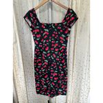 Hell Bunny Vixen Vintage-Pin Up-Inspired Cherry Bodycon Pencil Dress XXS Photo 2