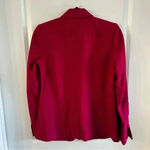 ALC Frank A.L.C. Duke Crepe Blazer in Magenta Size 2 Photo 4