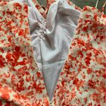 Chelsea28 Cinch Front Maxi Slip Dress in Pink/ Orange Floral Texture XS Photo 2