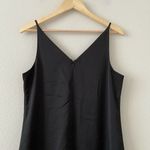 J.Crew  365 V-neck MIDI Slip Dress in Black Size 4 Photo 4