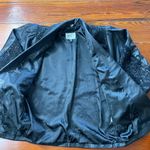 Vintage Iconic 80s Cassidy’s Textured Leather & Suede Jacket Sz Small Black Photo 13