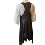 PPLA  Open Front Long Boho Knit Sleeveless Duster Cardigan, Sz S Photo 9