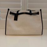 Proenza Schouler NWT  Black and Cream Belted Tote In Canvas With Dust Bag Photo 1