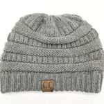 CC California Beanie One Size Knit Winter Cozy Indie Streetwear Trendy Ski Hygge Gray Photo 0
