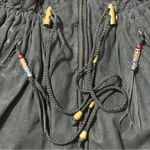 Skea Paris Vail Vintage Size 6 Black Sunburst Beaded Tassel Sueded Winter Jacket Photo 6