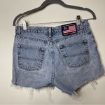 Polo Ralph Lauren denim distressed cut out shorts sz 6 Blue Photo 3