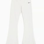 Nike NWT  Sportswear Women's High Waisted Ribbed Pants WHITE 1X Photo 2