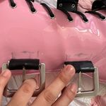 Dolls Kill COPY -  Widow Pink and Black Spiked Platform Boots Photo 4