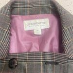 Liz Claiborne Vintage Y2K  Plaid Houndstooth Blazer Jacket Double Breasted Photo 1