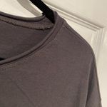 Madewell NWOT Size XS Charcoal Gray Short Sleeve Crew Split Hem Pocket Tee Shirt Photo 5