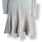 Y2K Lauren Jeans Co Sage Green Thermal Henley Knit Drop Waist Dress Size Small Photo 2